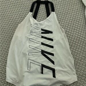 Nike Black and White Performance Tank Top